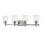 Z-Lite Bohin 4 Light Vanity, Brushed Nickel And Clear Seedy 464-4V-BN - alternate 1